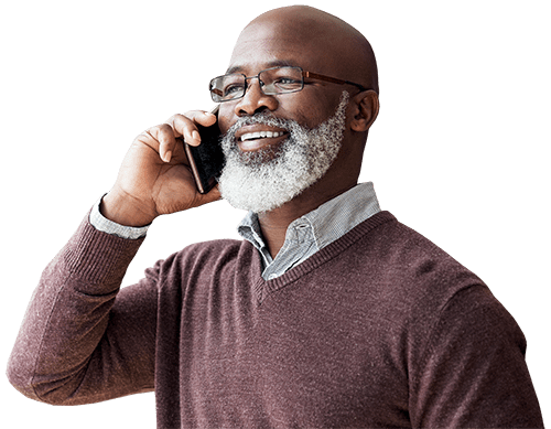 senior calling dentist